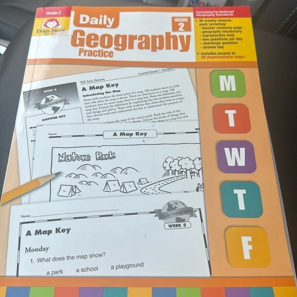 Daily geography, practice grade 2 learning book - Picture 1 of 5
